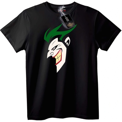 NOONEBRAND Тениска Лицето на Joker - S, White