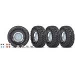 Traxxas колело 1.9", джанта хромирана, гума Canyon Trail (4)