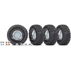 Traxxas колело 1.9", джанта хромирана, гума Canyon Trail (4)