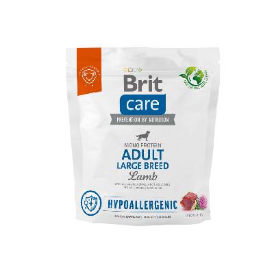 Brit Care Dog Hypoallergenic Adult Large Breed - lamb and rice, 1kg
