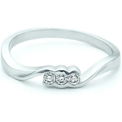 SAVICKI Годежен пръстен: бяло злато. диаманти