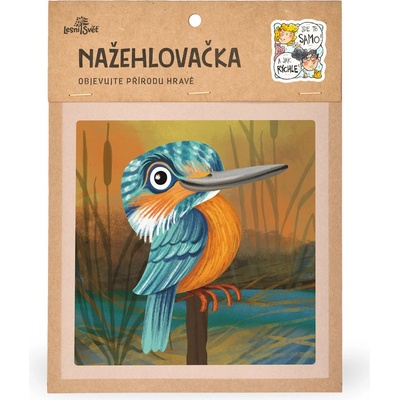 Lesní svět Nažehlovačka M 052 - Ledňáček