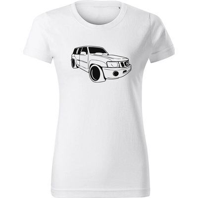 Tričko Nissan Patrol Y61 dámske tričko Bledosivá