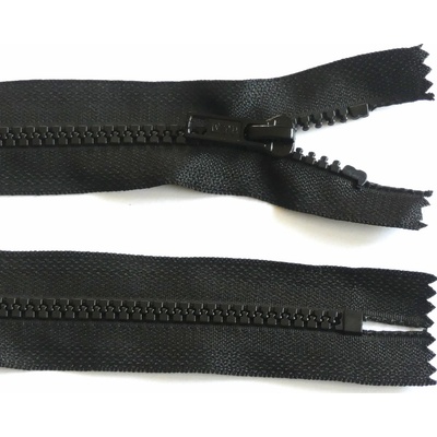 Kostěný zip no.5 nerozepínací 18cm černý