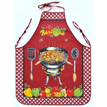 Forbyt Zástěra a chňapka Barbecue bordó
