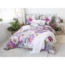 Xpose ­­ bavlna obliečky KARLA lila/sivé 2x140x200 2x70x90