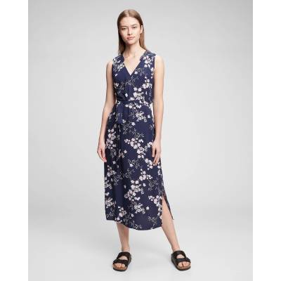 GAP Рокля zen neck maxi GAP GAP | Sin | ЖЕНИ | XXS