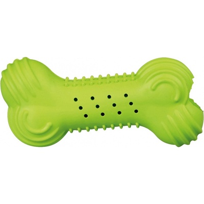 Trixie Chrastící kost přírodní guma 11 cm