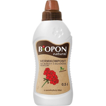 BIOPON - kvapalné hnojivo pre balkónové rastliny - 0, 5 l