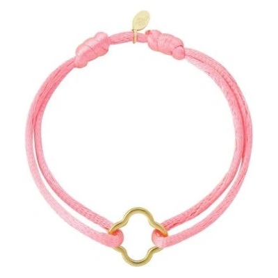 Ornamenti pozlacený náramek Clover Pink gold OOR300086