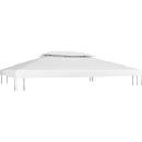 OMAXI 115886 Dvojitá střecha na altán 310 g/m² 4 x 3 m bílá