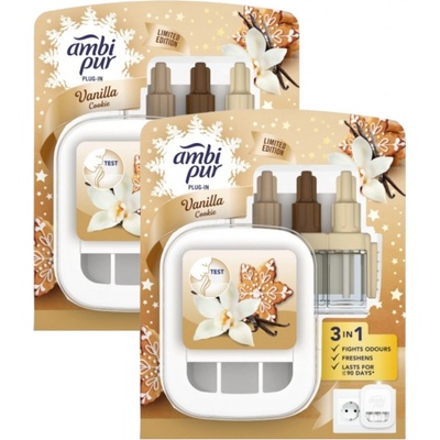 Ambi Pur 3Volution Vanilla Cookie Elektrický osviežovač vzduchu s náplňou 20 ml