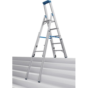 KRAUSE Едностранна телескопична стълба с четири релсови удължители Krause, 1x5 (07134936) (07134936)