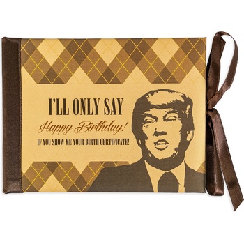 NBoutique Луксозна картичка за рожден ден - Тръмп