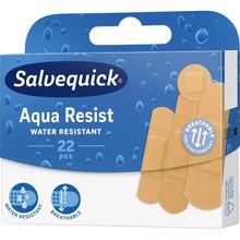 Salvequick Aqua Resist Náplast voděodolná mix 22 ks