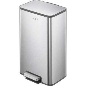 EKO-Europe Кош за отпадъци EKO MARINA с педал (30 л) - инокс мат (EKO 916130 - Matt s/s)