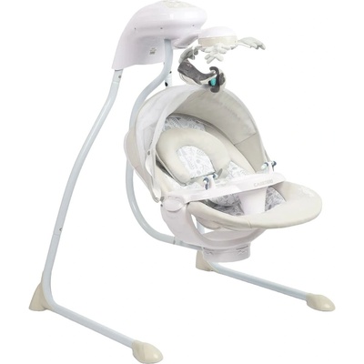 Caretero Електрическа люлка и шезлонг Caretero - Raffi, Light Grey (TERO-8093)