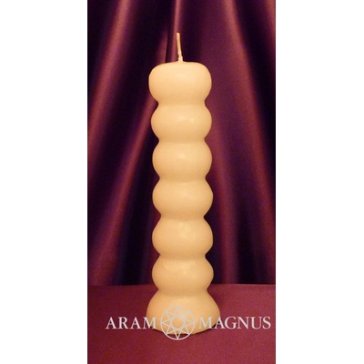 Arammagnus svíce magická knoflíková 7denní bílá 153 g
