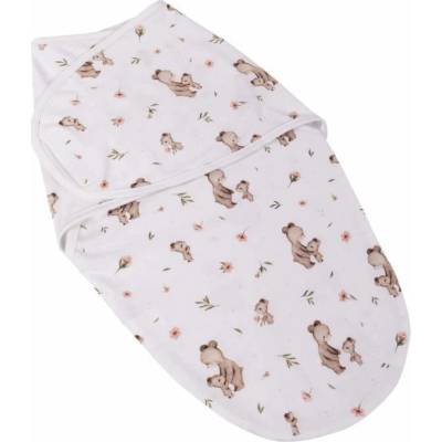 Baby Nellys Bavlnený Zavinovací Vak Mommy Bear