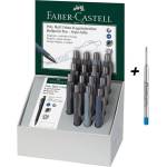 Faber-Castell Химикалки Faber-Castell Poly Ball Urban, син цвят на писане, различни цветове, 20 бр. + 15 пълнителя (ON1005120501)