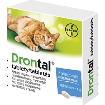 Bayer Drontal antiparazitikum pre mačky 2 tbl