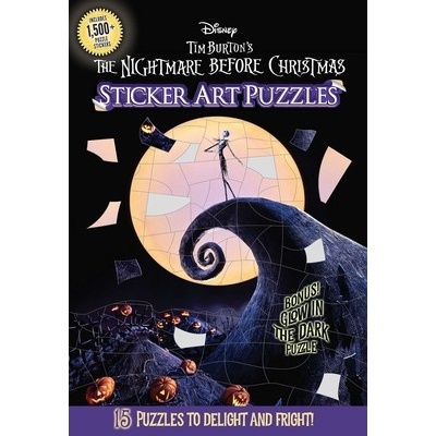 The Nightmare Before Christmas Sticker Art Puzzles Kaplan AriePaperback – Hledejceny.cz
