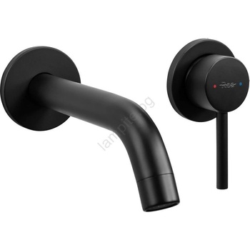 Rea Rea-b5332 - Смесител за умивалник за вграждане owen, черен (re0098)