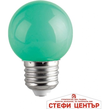 VIVALUX CL G45 1W E27 Green COLORS LED (VIV003539)
