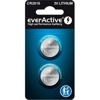 everActive Литиеви батерии mini everActive CR2016 блистер 2 бр (CR20162BL)