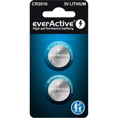 everActive Литиеви батерии mini everActive CR2016 блистер 2 бр (CR20162BL)