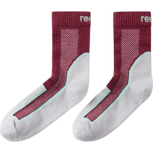 Reima Детски туристически чорапи Reima Kid's Kuivuri Walking socks - Maroon - размер 30-33 (EU) (207-1160-0414)