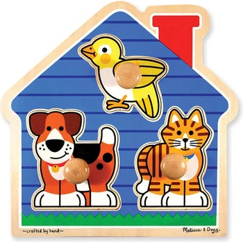 Melissa & Doug 12055 Пъзел къщата на животните 3ч (12055)