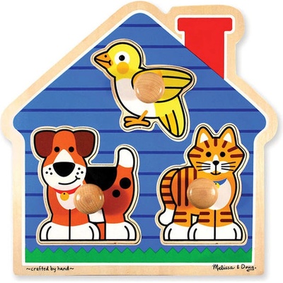 Melissa & Doug 12055 Пъзел къщата на животните 3ч (12055)