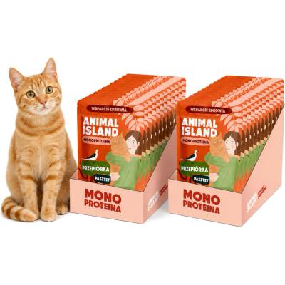 ANIMAL ISLAND Mono Quail 24x100 g