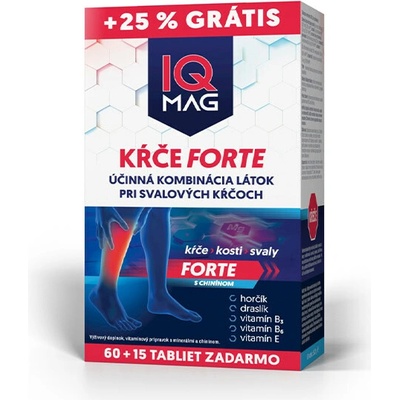 IQ mag stop kŕčom 75 tabliet