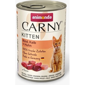 CARNY KITTEN telecí kuřecí krůtí 400 g