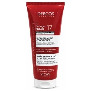 Vichy Dercos Collagen Filler 17 Ultra-Repairing Conditioner Подсилващ балсам за много суха и увредена коса 200 ml