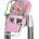 Peg Perego Комплект за столче за хранене Peg Perego - Kit Tatamia, Rosa (IKAC0038--IN29)