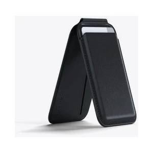 Satechi Vegan-Leather Magnetic Wallet Stand (iPhone 12/13/14/15 all models) - Black (ST-VLWK)
