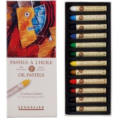 Sennelier Initiation olejový pastel sada 12 ks – Zboží Mobilmania