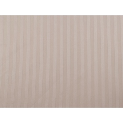 Prima-obchod Bavlněný satén proužek šíře 305 cm, barva 3 (light brown) béžová