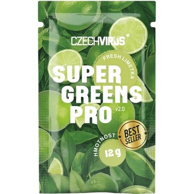 Czech Virus Super Greens PRO V2.0 12 g limetkový fresh