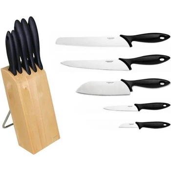 Image 1 of Fiskars Комплект 5 броя кухненски ножове Essential, FS 1023782