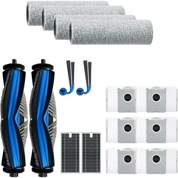 Комплект четки, филтри, мопове и торбички Mobilly за Ecovacs Deebot X9 Pro Omni, 14 бр (Ecovacs deebot X9 Pro, 14 pcs)