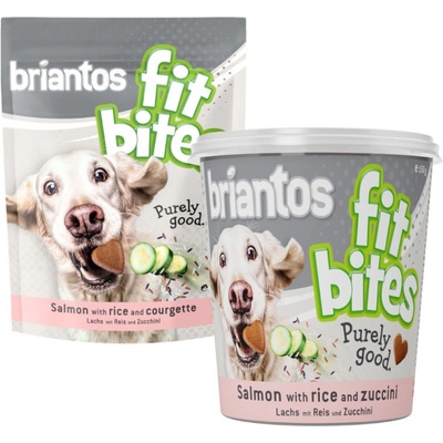 Briantos "FitBites" losos s rýží a cuketou 3 x 150 g balení na doplnění