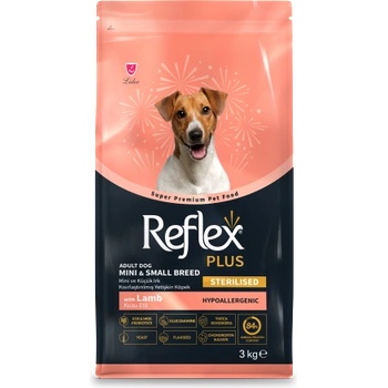 Image 1 of Lider Pet Food REFLEX+ LIGHT/STERILISED MINI/SMALL LAMB 3 kg - Пълноценна нискокалорична храна за кастрирани кучета от дребни породи с агнешко 3 кг