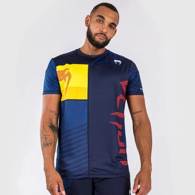VENUM Тениска Venum Sport 05 Dry Tech Blue/Yellow - XL