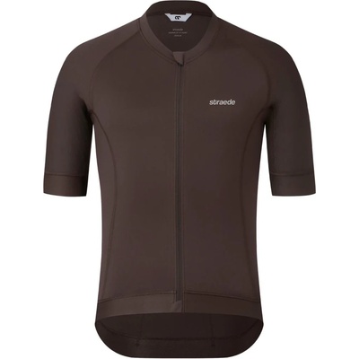 straede Фланелка с къс ръкав за колоездене straede Aerlig Pro Jersey Cycling jersey - Espresso (056-4257-0114)