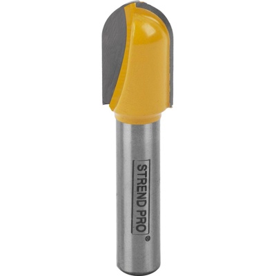 STREND PRO Fréza stopková, 8mm, čelní oblá, D- 6,35mm, H-15,5mm, R-3,17°, YC1902, 4f868b3cf4a4