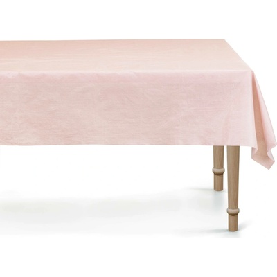 Party Jednorázový růžový ubrus 180x120 cm z pevného syntetického materiálu